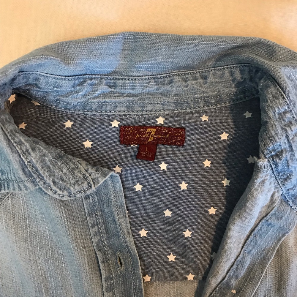 7 For All Mankind denim shirt (fits like a small)